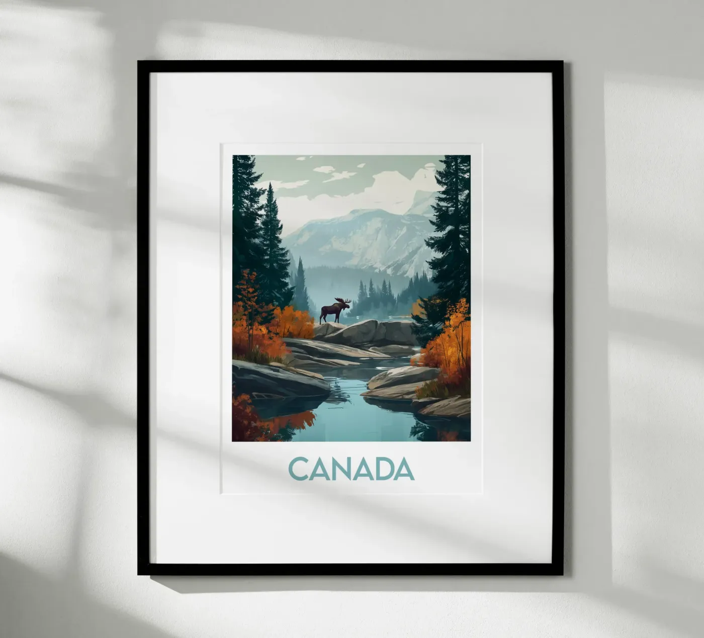 Affiche Canada poster da Frame the World