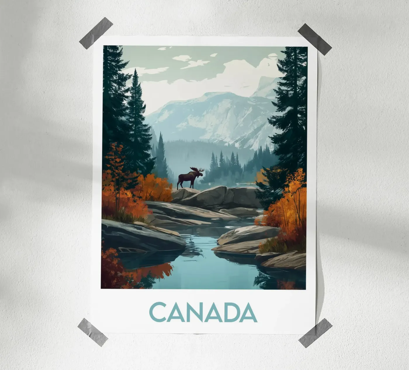 Affiche Canada poster da Frame the World