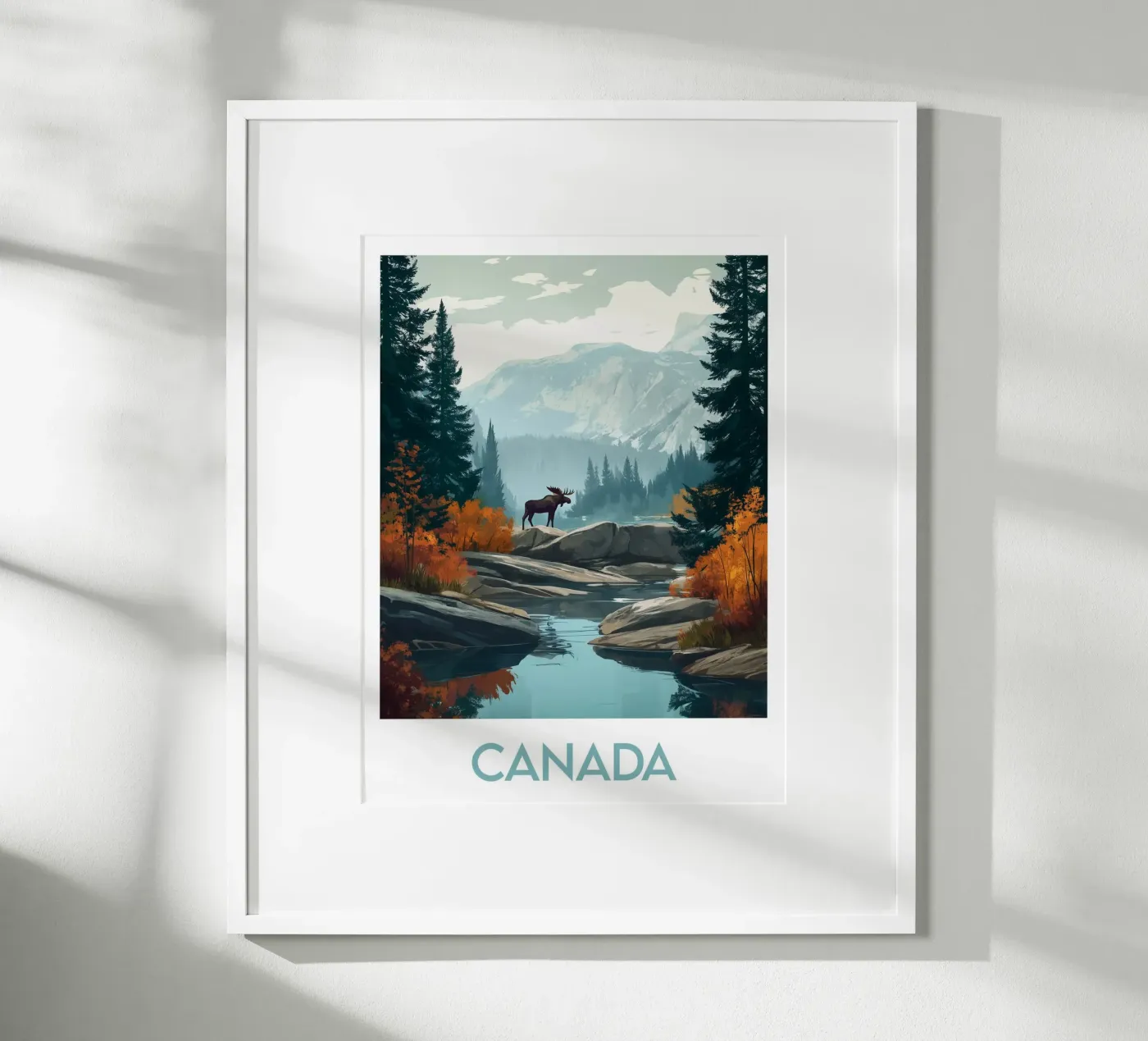 Affiche Canada poster da Frame the World