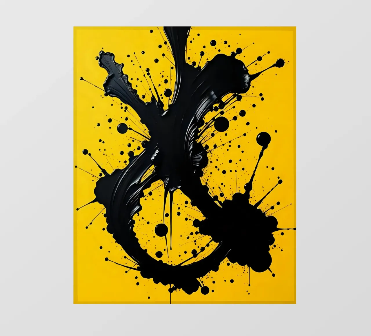 Sprazzi di colore_4 telo in pvc da schwarz-gelb by LK