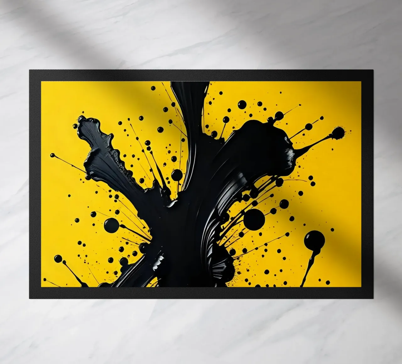 Sprazzi di colore_4 zerbino da schwarz-gelb by LK