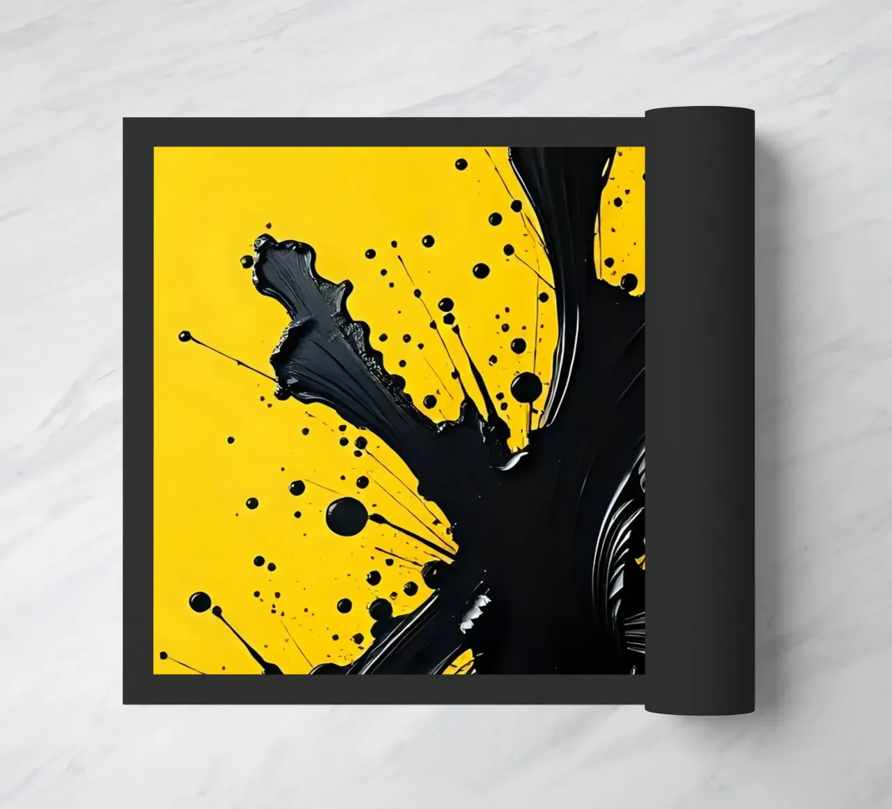 Sprazzi di colore_4 zerbino da schwarz-gelb by LK