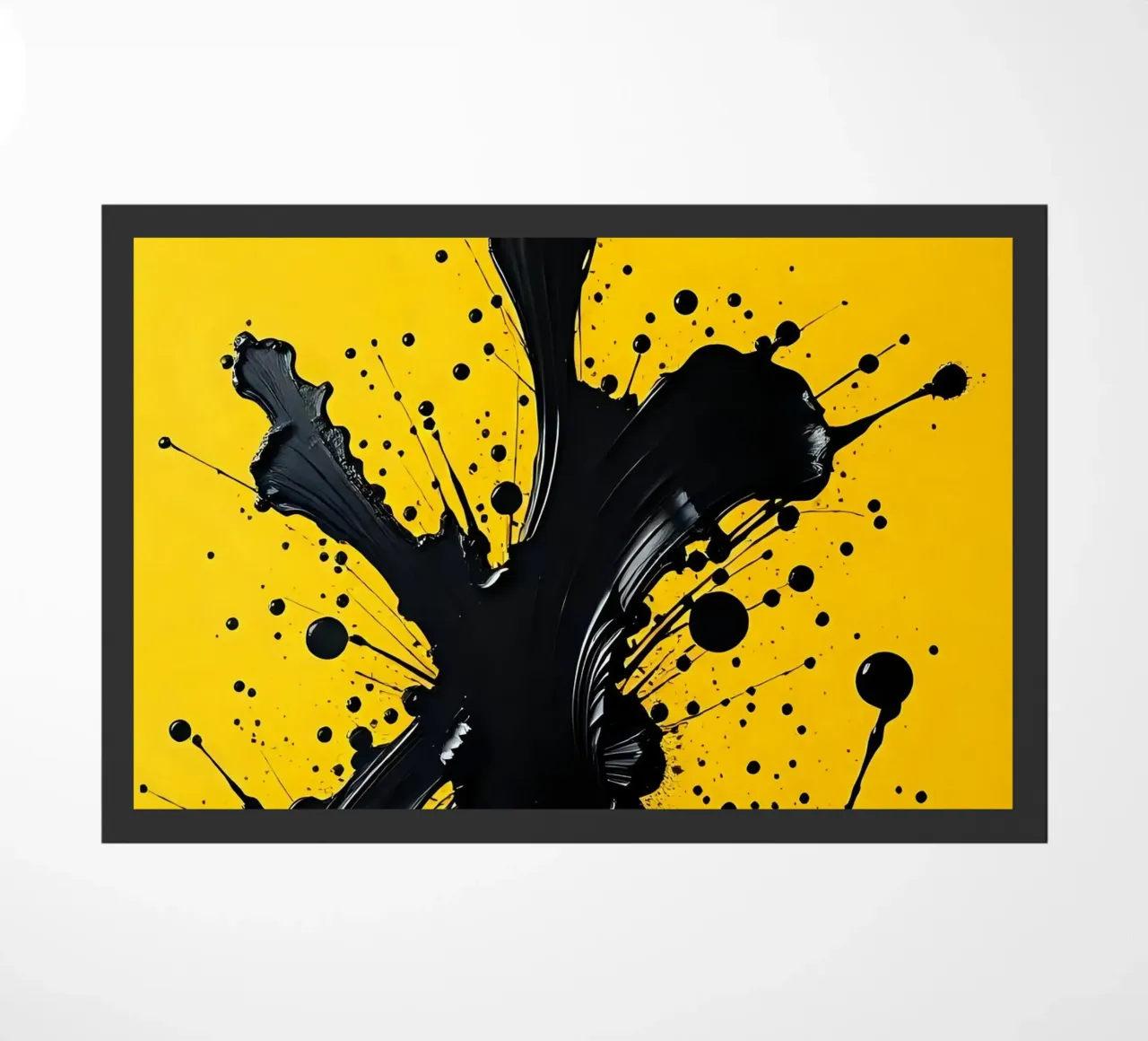 Sprazzi di colore_4 zerbino da schwarz-gelb by LK