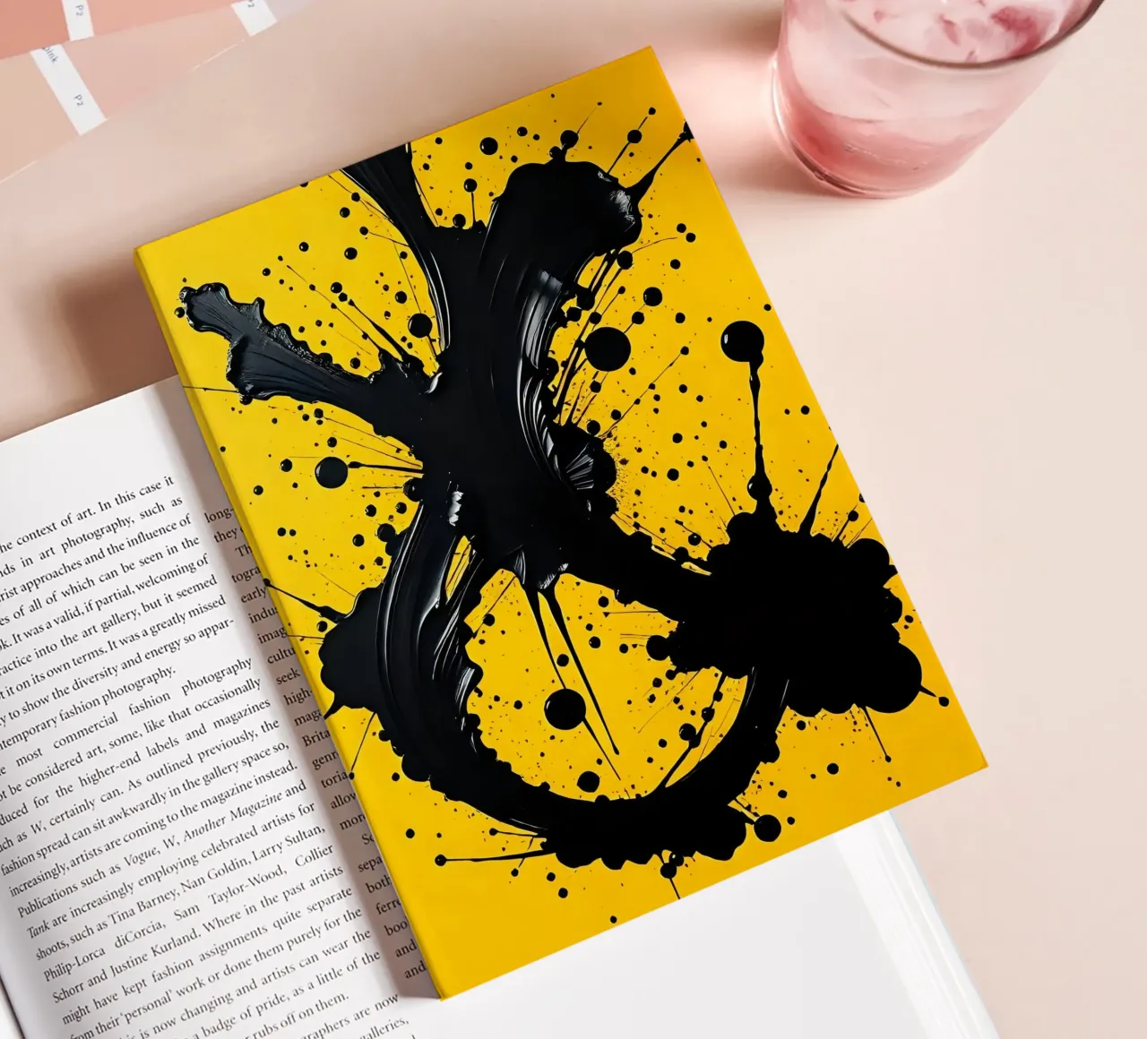 Splash of colour_4 notebook by schwarz-gelb by LK