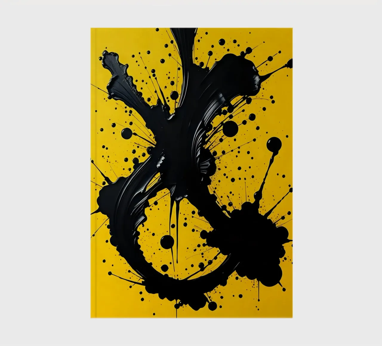 Splash of colour_4 notebook by schwarz-gelb by LK