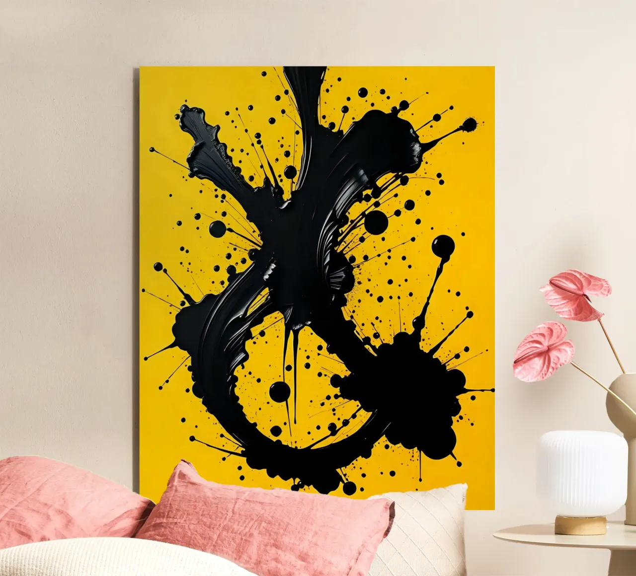 Sprazzi di colore_4 alluminio dibond da schwarz-gelb by LK