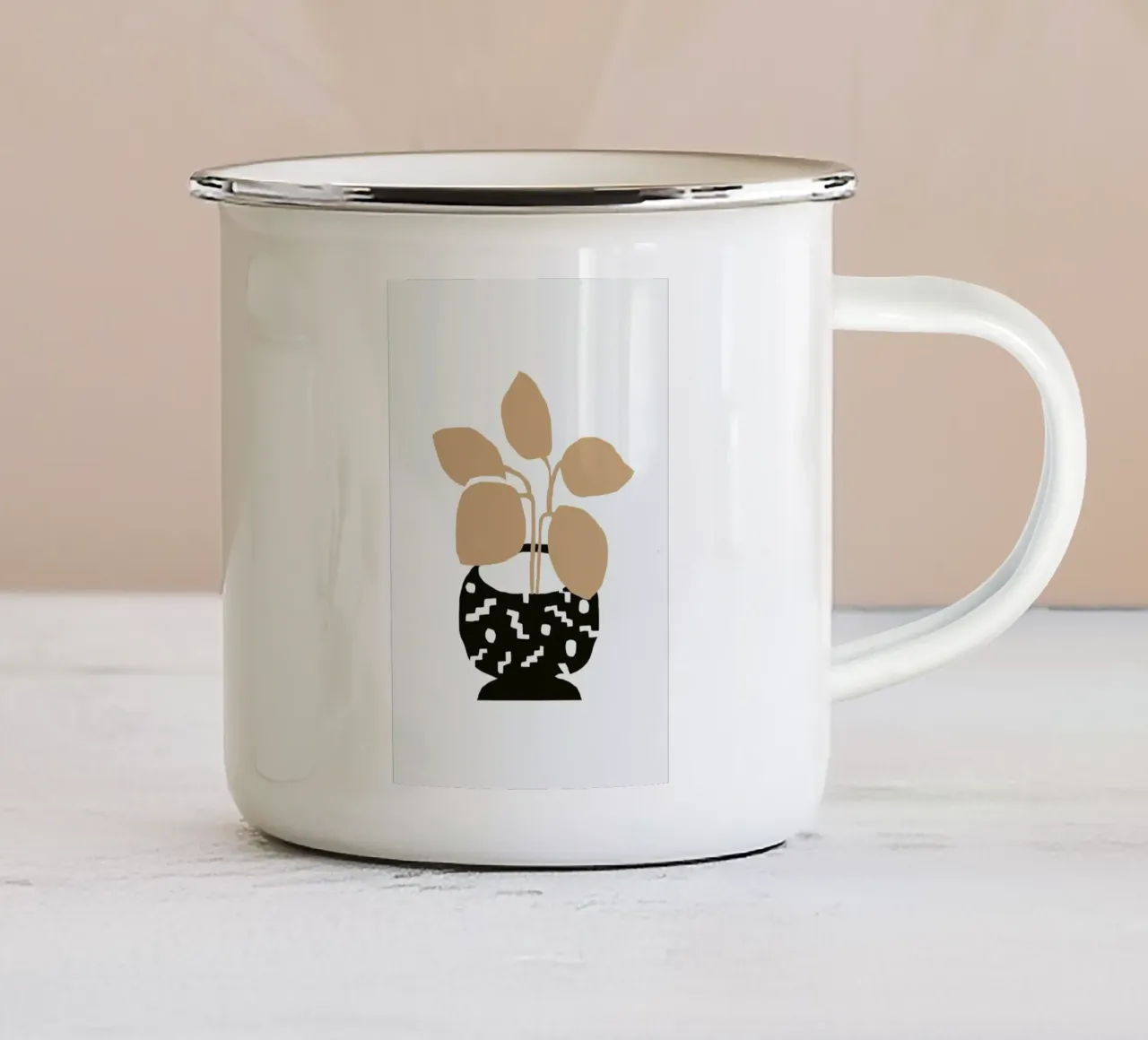 Amethea tazza in smalto da Charlotte Winter