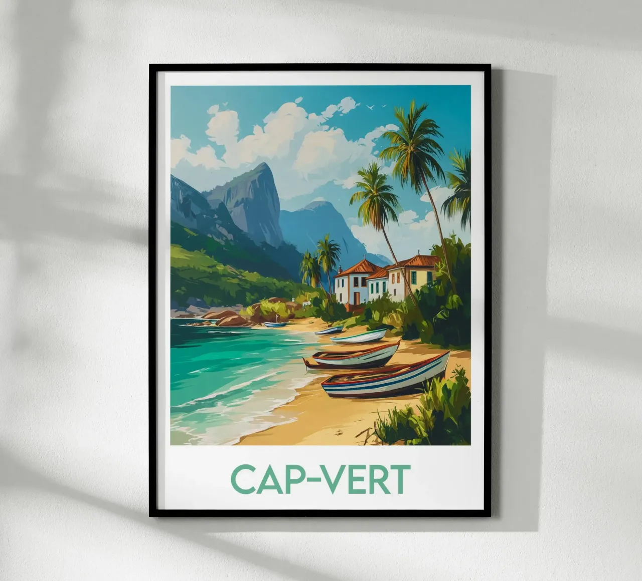 Poster di Capo Verde poster con telaio in plastica da Frame the World