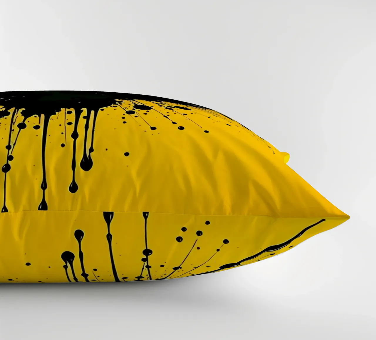 Sprazzi di colore_5 cuscino da schwarz-gelb by LK