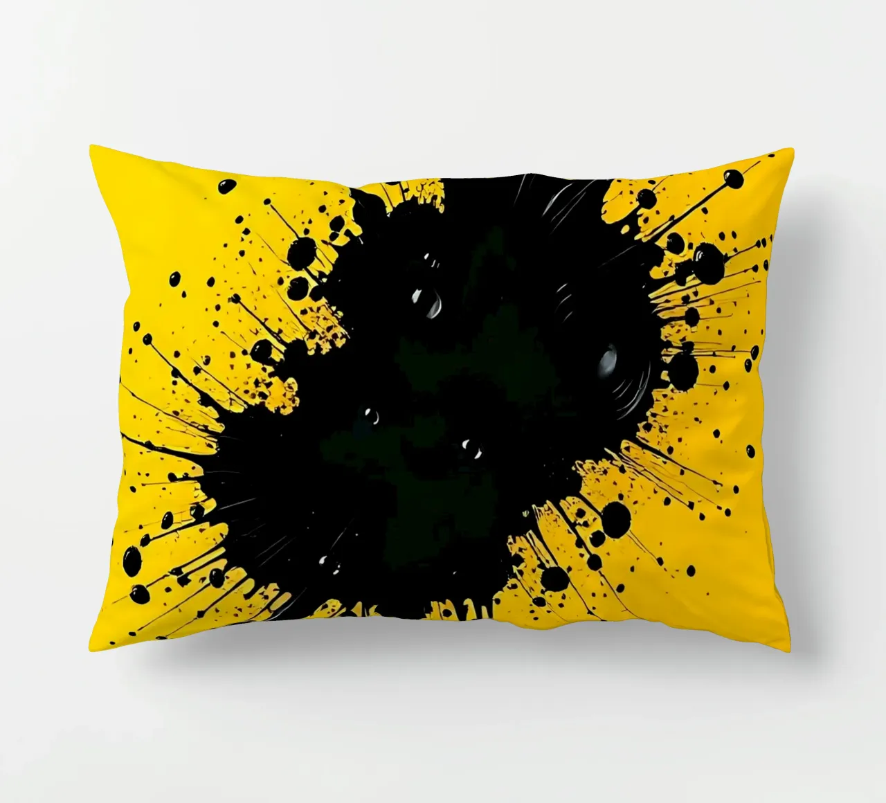 Sprazzi di colore_5 cuscino da schwarz-gelb by LK