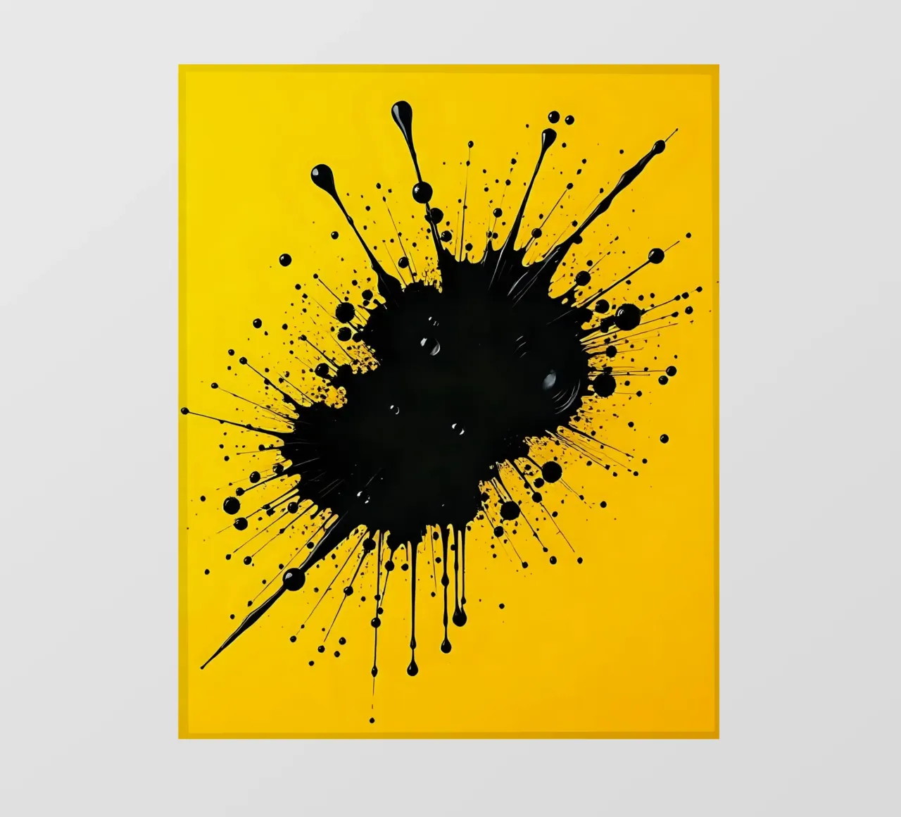 Sprazzi di colore_5 telo in pvc da schwarz-gelb by LK