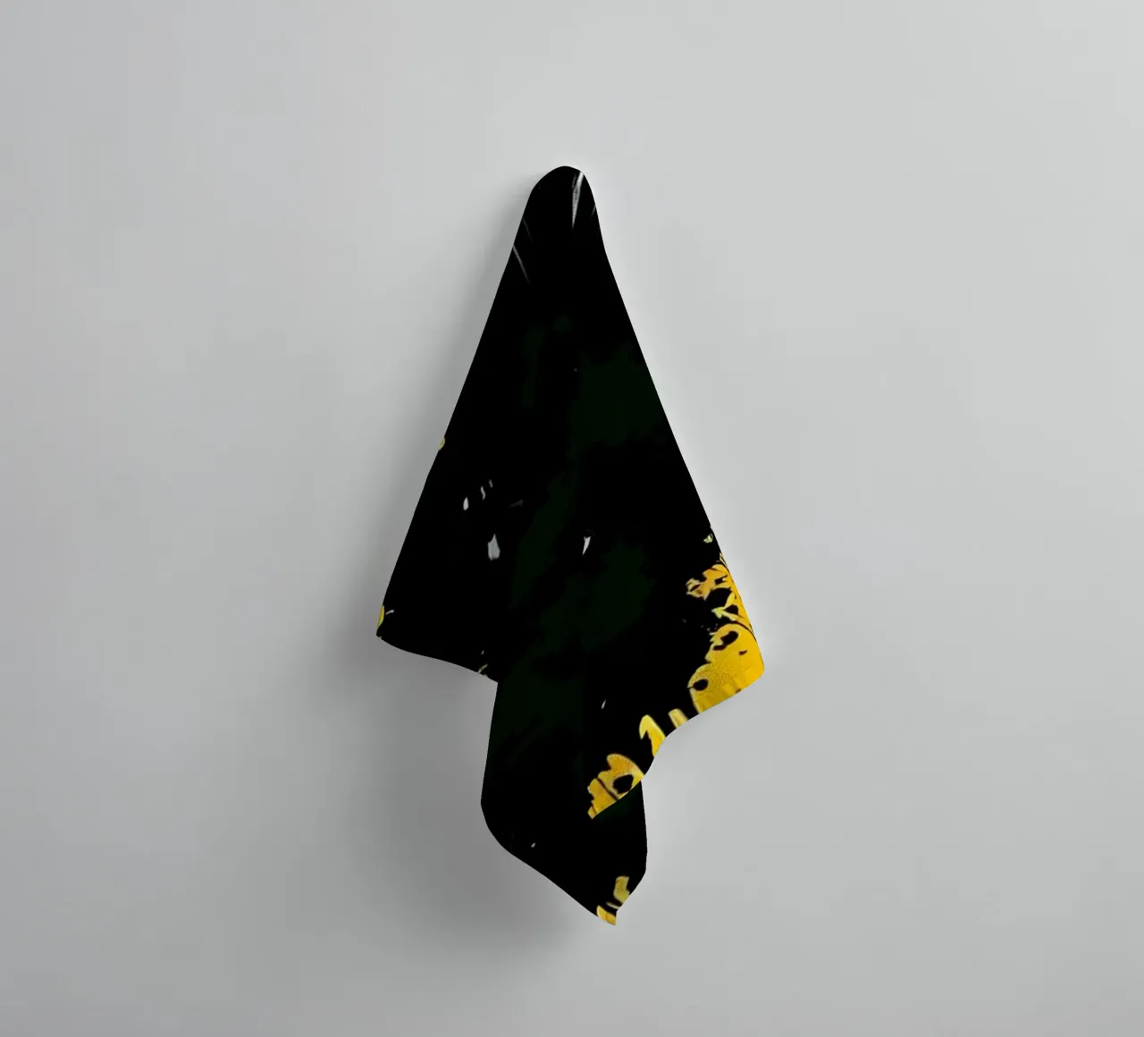 Sprazzi di colore_5 asciugamano da bagno da schwarz-gelb by LK