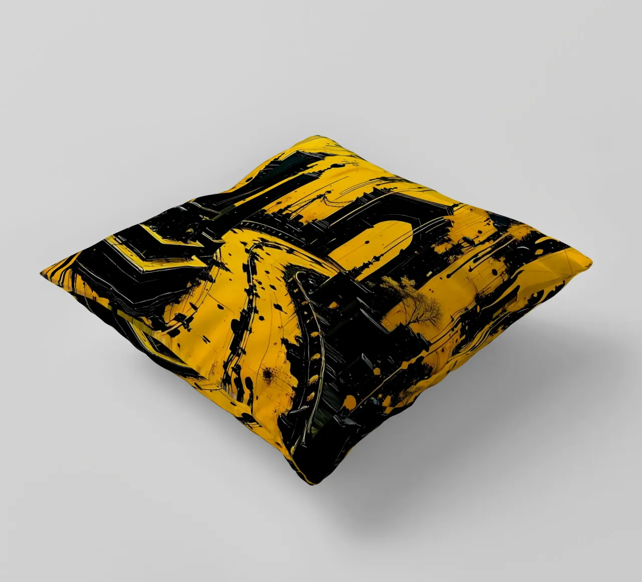 Stile_mistico_A_1 cuscino da schwarz-gelb by LK