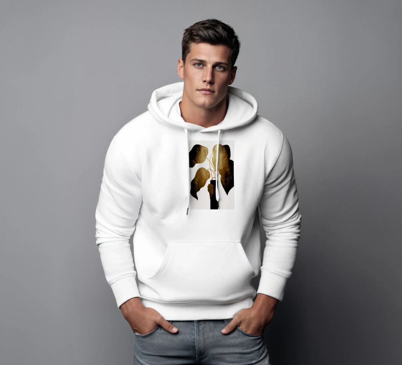 Abstract Bouquet sudadera con capucha de Kubistika