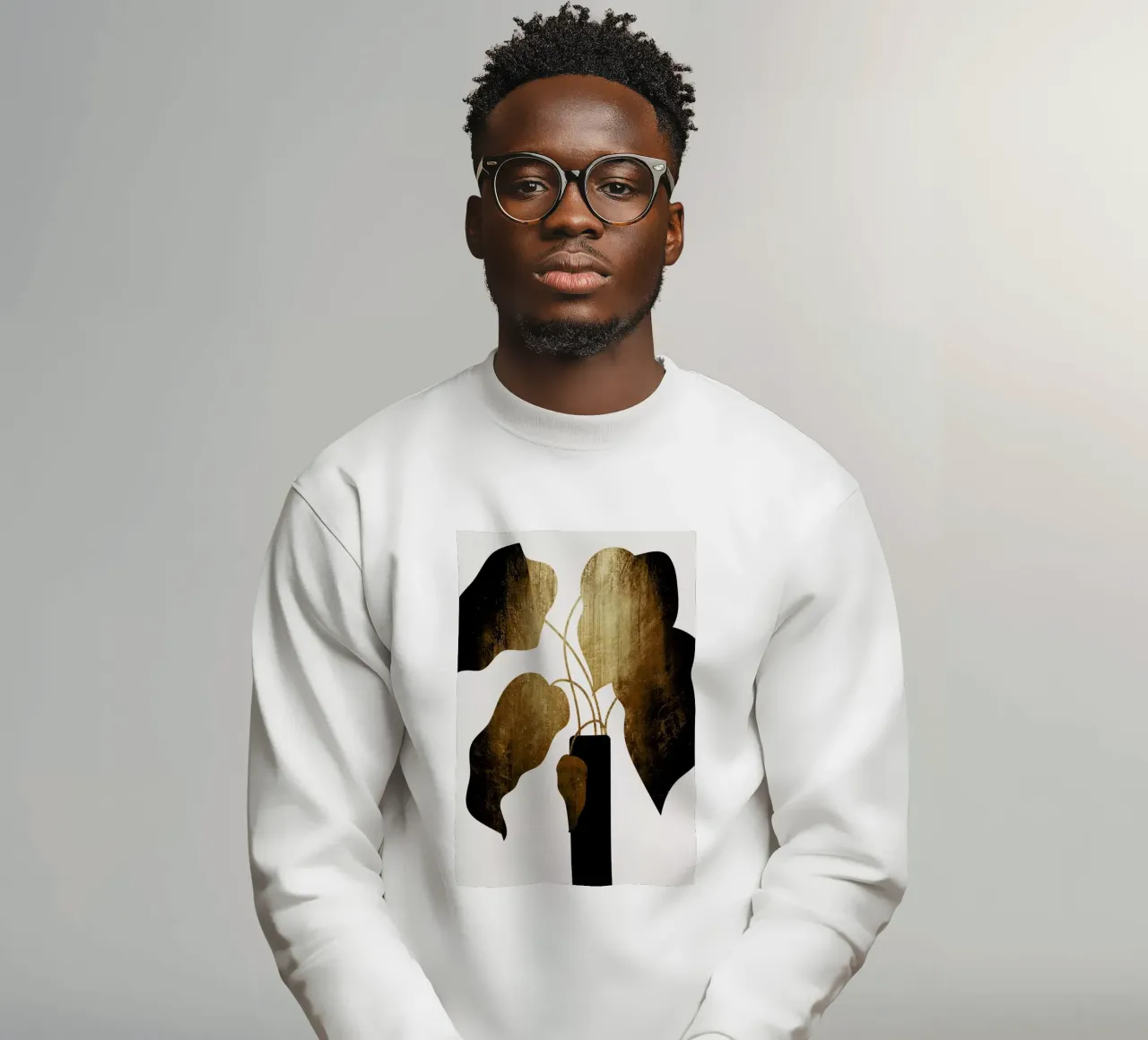 Abstract Bouquet sweatshirt by Kubistika