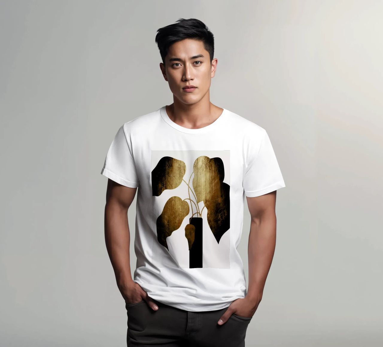 Abstract Bouquet t-shirt da Kubistika
