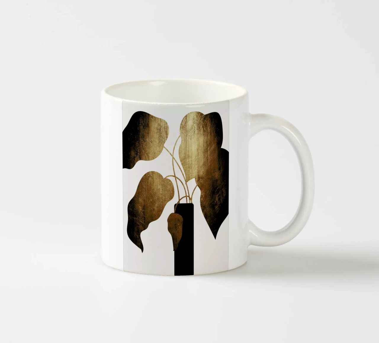 Abstract Bouquet tazza in ceramica da Kubistika