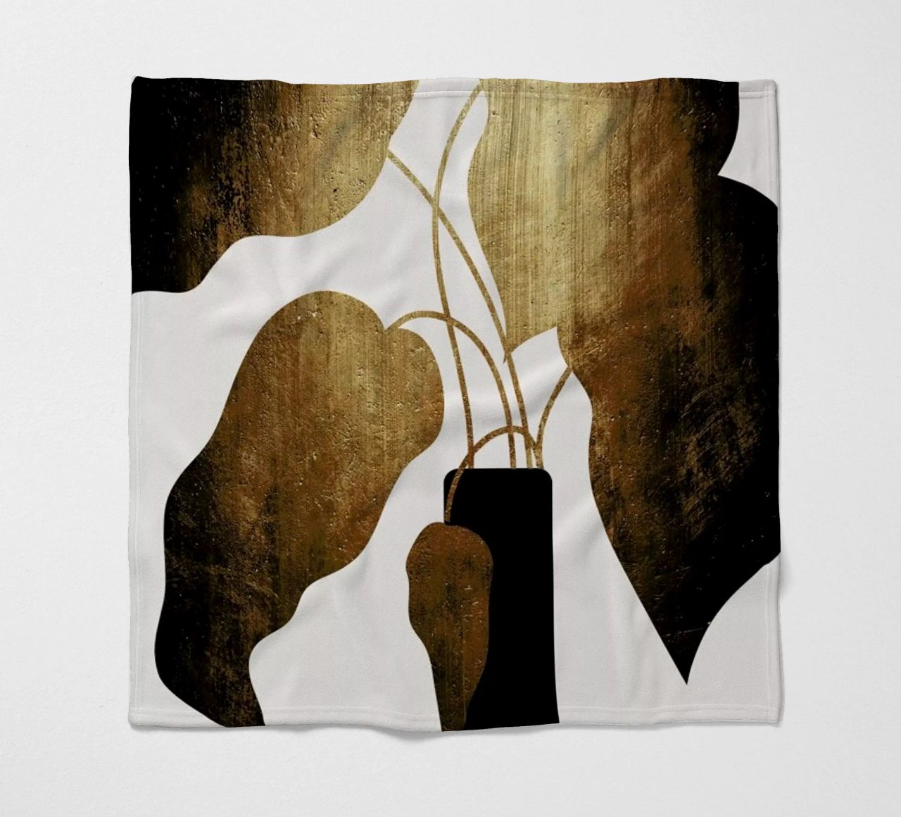 Abstract Bouquet coperta in pile da Kubistika