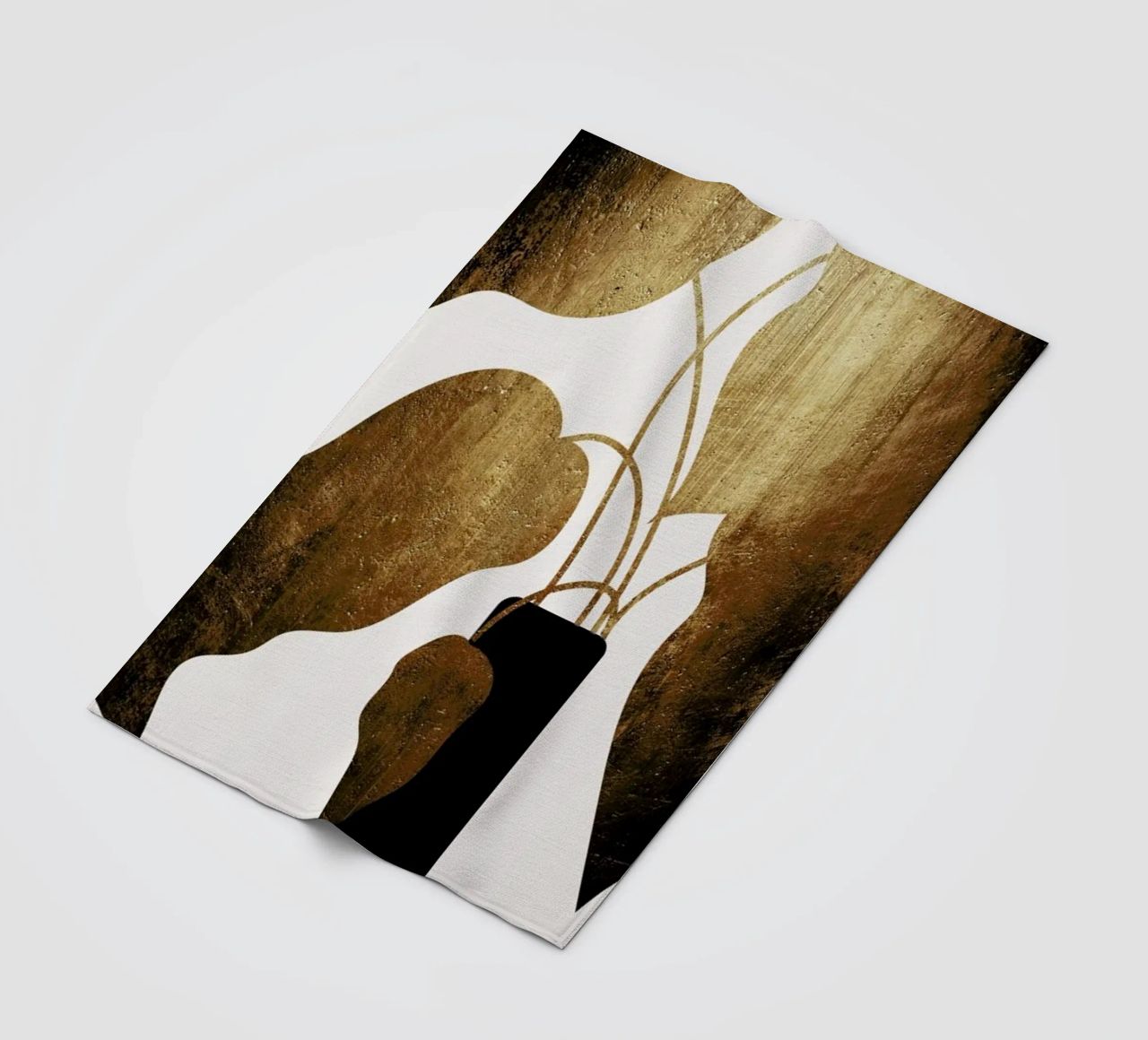 Abstract Bouquet coperta in pile da Kubistika