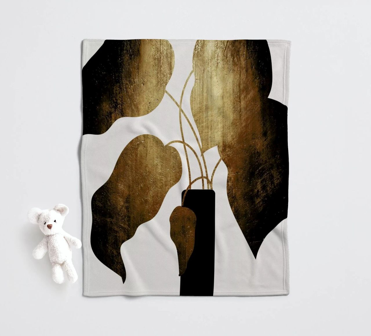 Abstract Bouquet coperta in pile da Kubistika