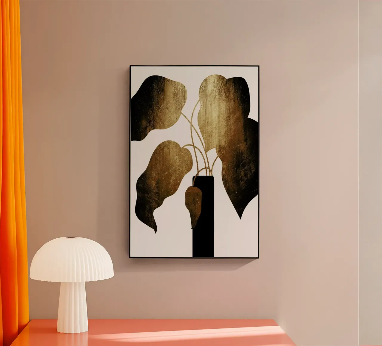 Abstract Bouquet acrylic glass by Kubistika