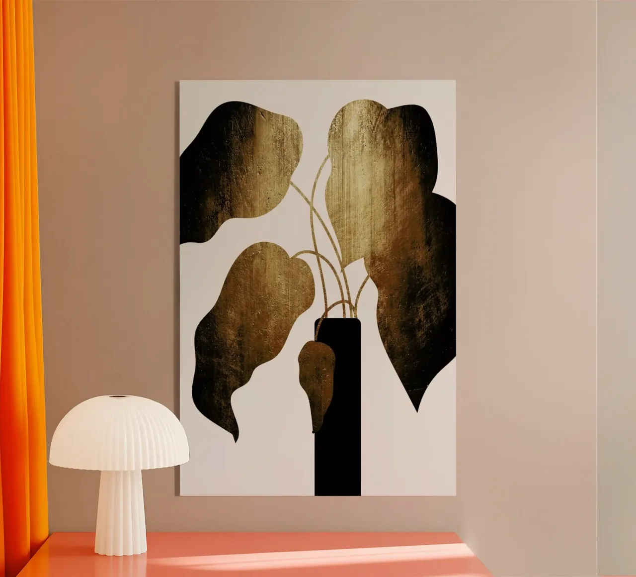 Abstract Bouquet acrylic glass by Kubistika