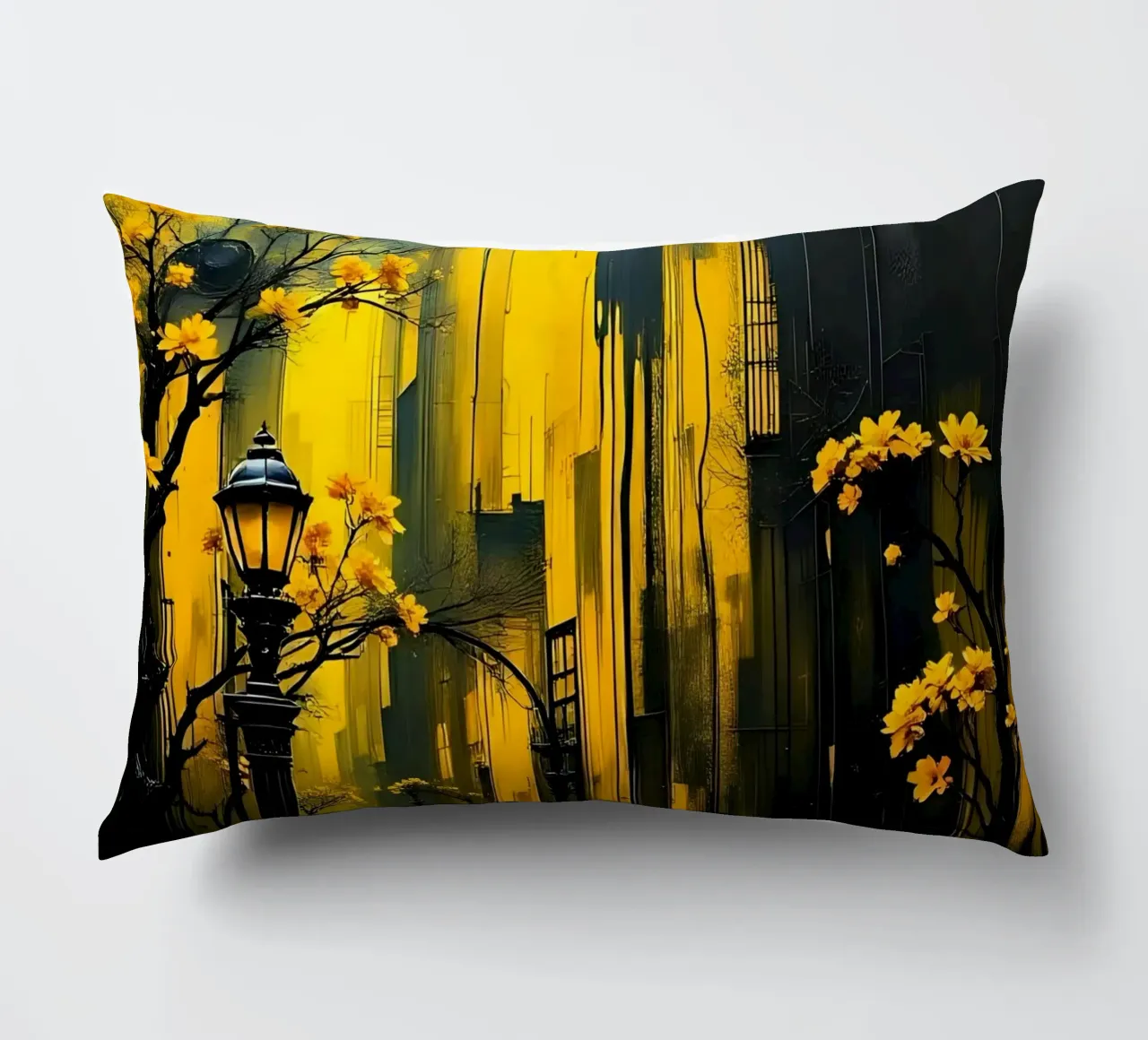 Stile_mistico_A_3 cuscino da schwarz-gelb by LK