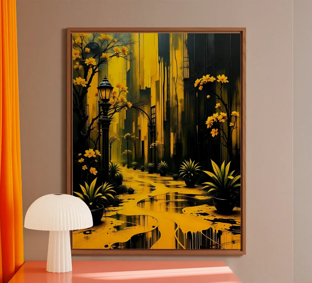 Stile_mistico_A_3 alluminio dibond da schwarz-gelb by LK
