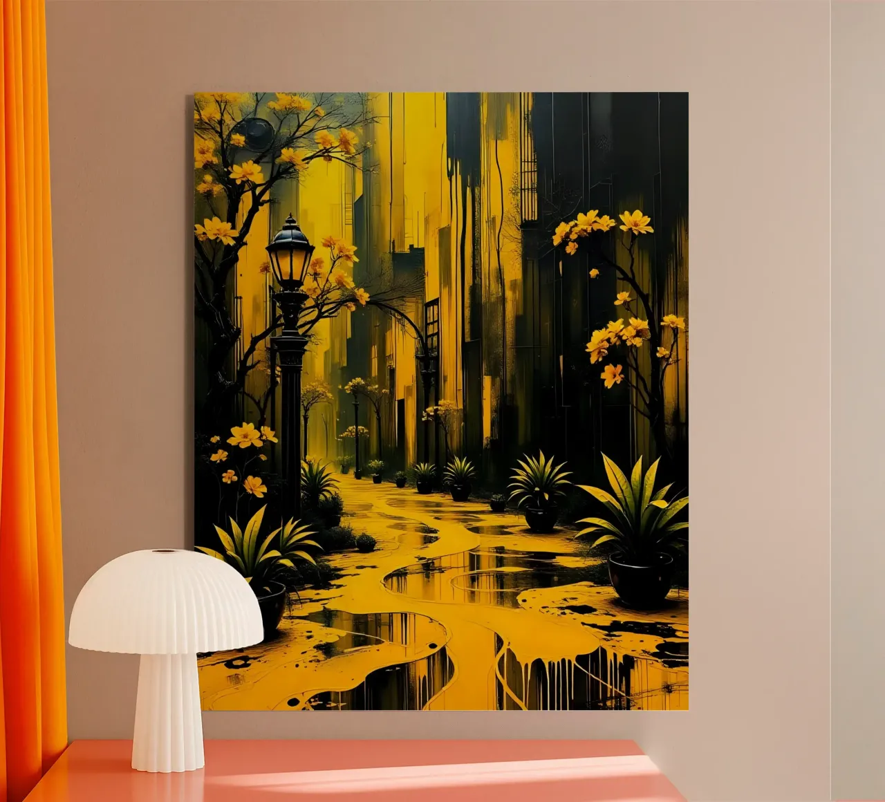 Stile_mistico_A_3 alluminio dibond da schwarz-gelb by LK