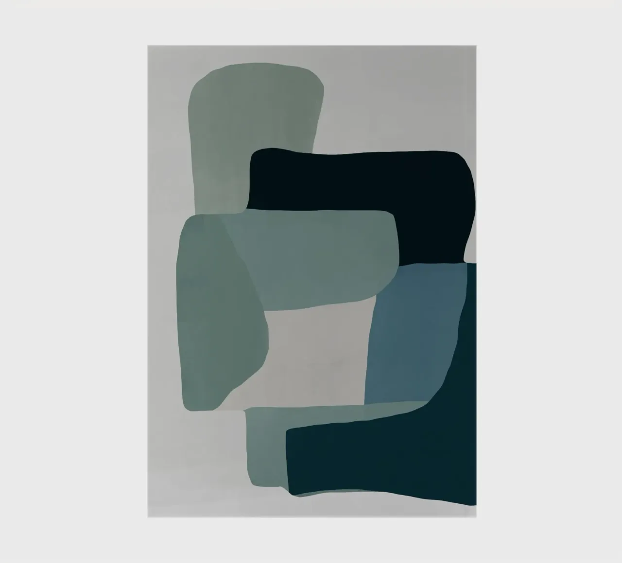 Organic shapes compo 02 notebook by Little Dean