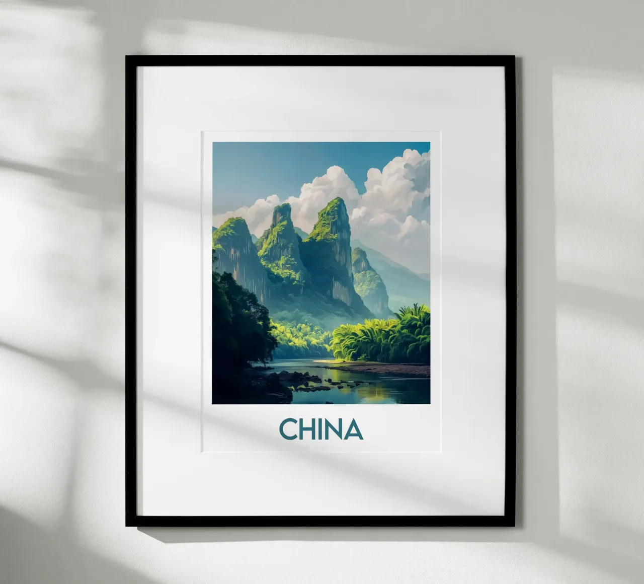 Affiche Chine carta hahnemühle da Frame the World
