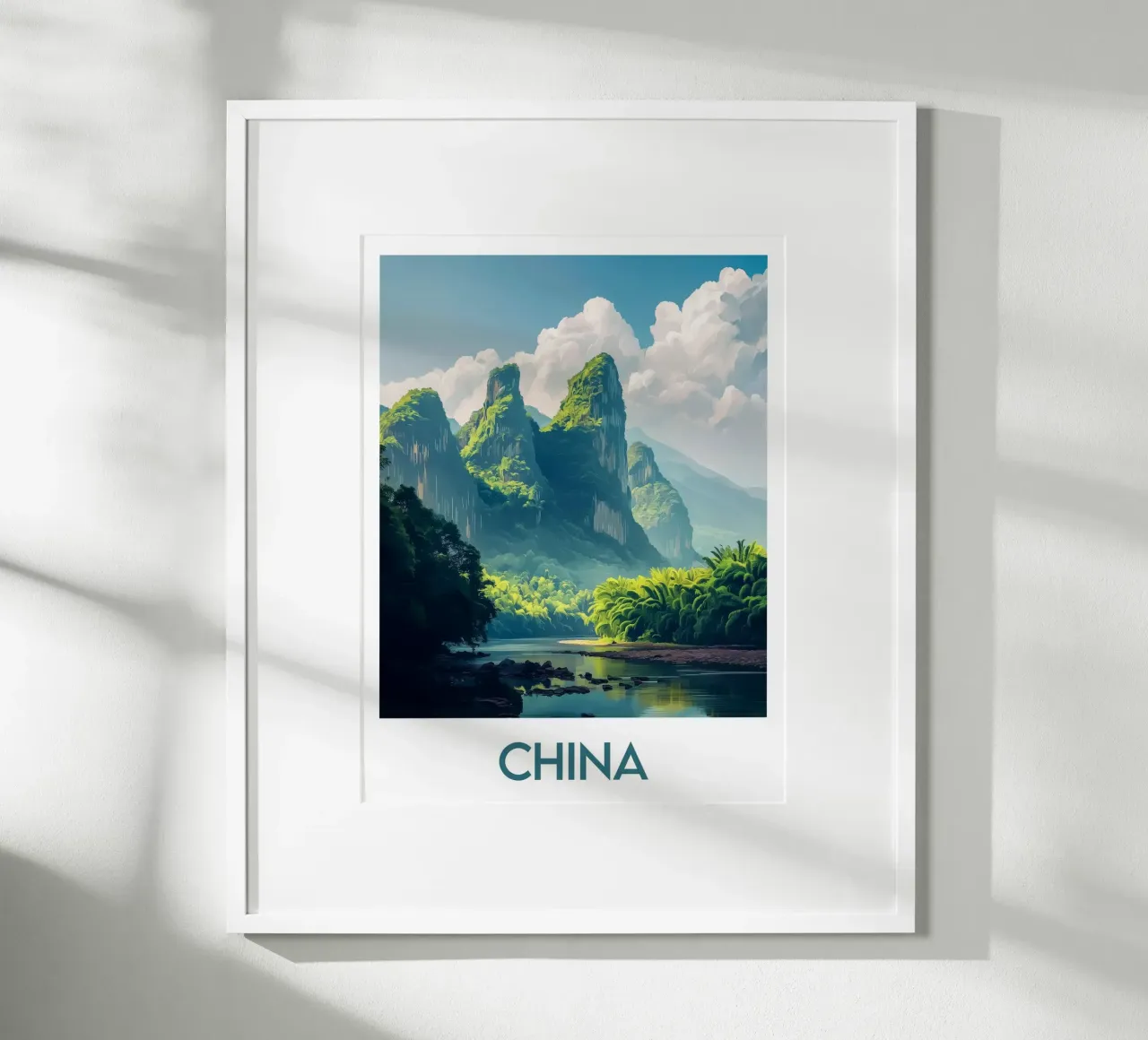 Affiche Chine poster da Frame the World