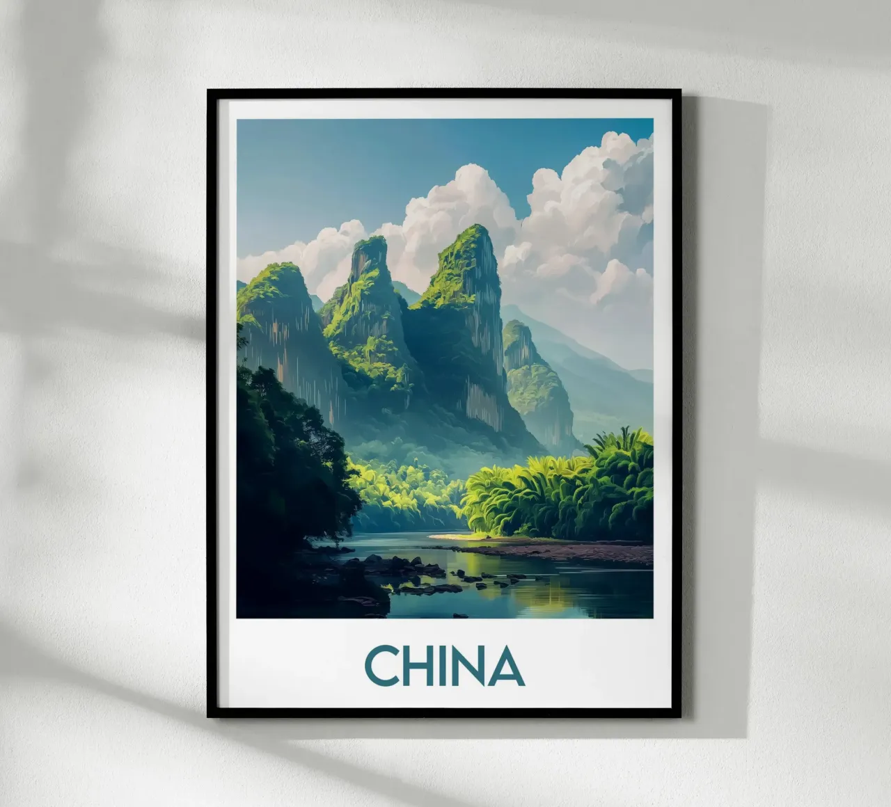 Affiche Chine poster da Frame the World