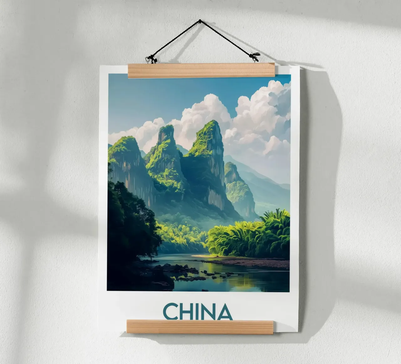 Affiche Chine poster da Frame the World
