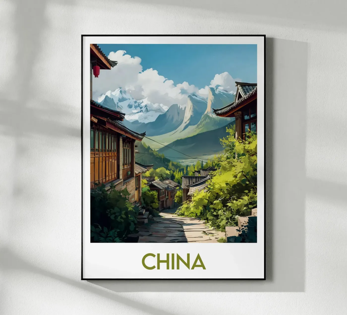 Handelsmerk China acryl van Frame the World