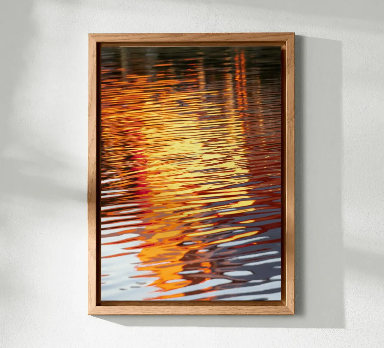 Riflesso del lago alluminio dibond da rafael campezato