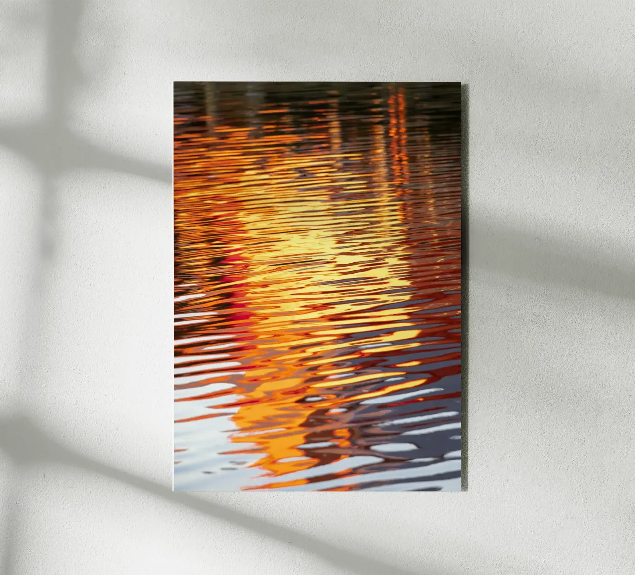 Riflesso del lago alluminio dibond da rafael campezato