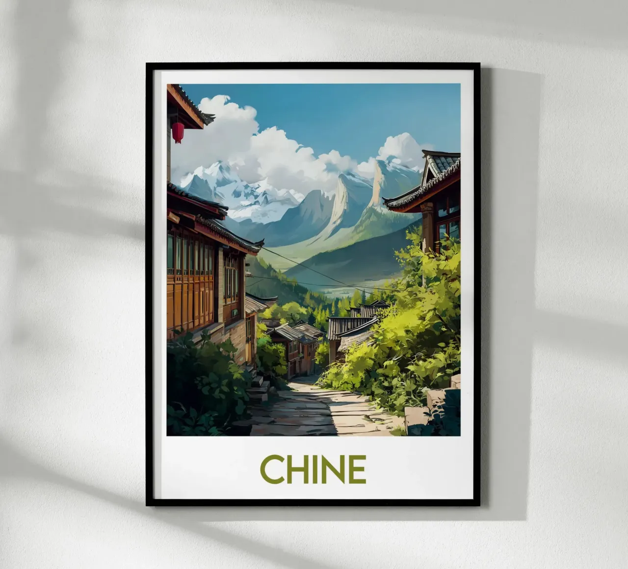 Affiche Chine poster da Frame the World