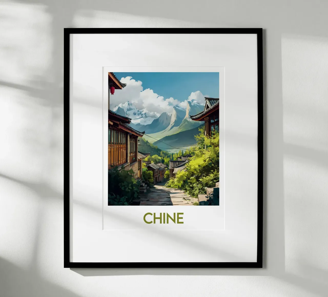 Affiche Chine poster da Frame the World