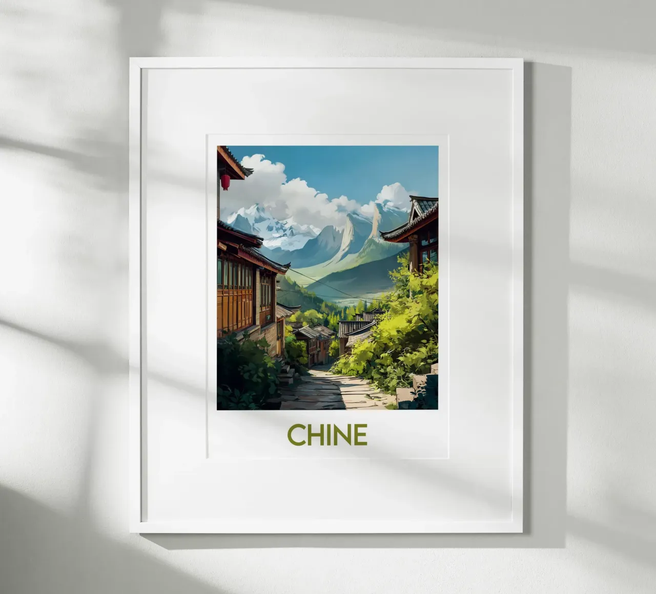Affiche Chine poster da Frame the World
