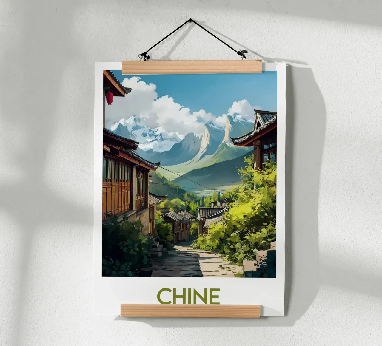 Affiche Chine poster da Frame the World