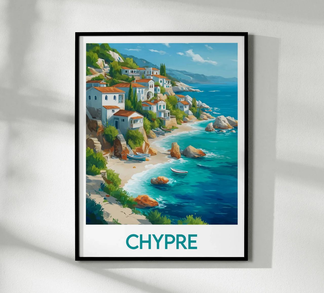 Poster Zypern Poster von Frame the World