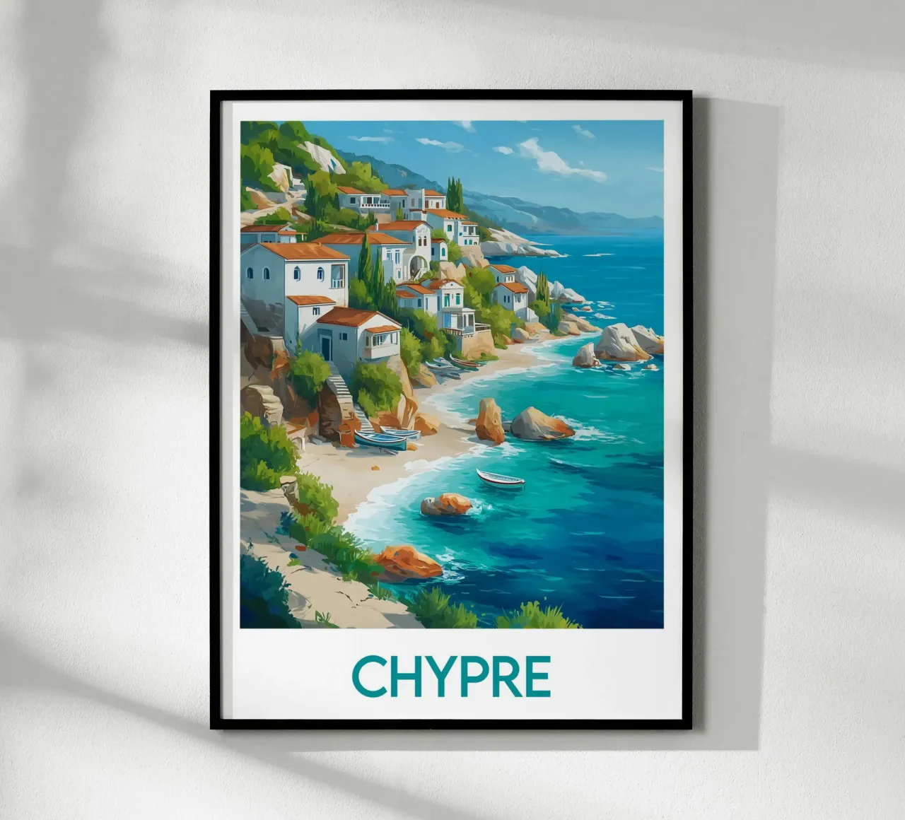 Poster di Cipro carta hahnemühle da Frame the World
