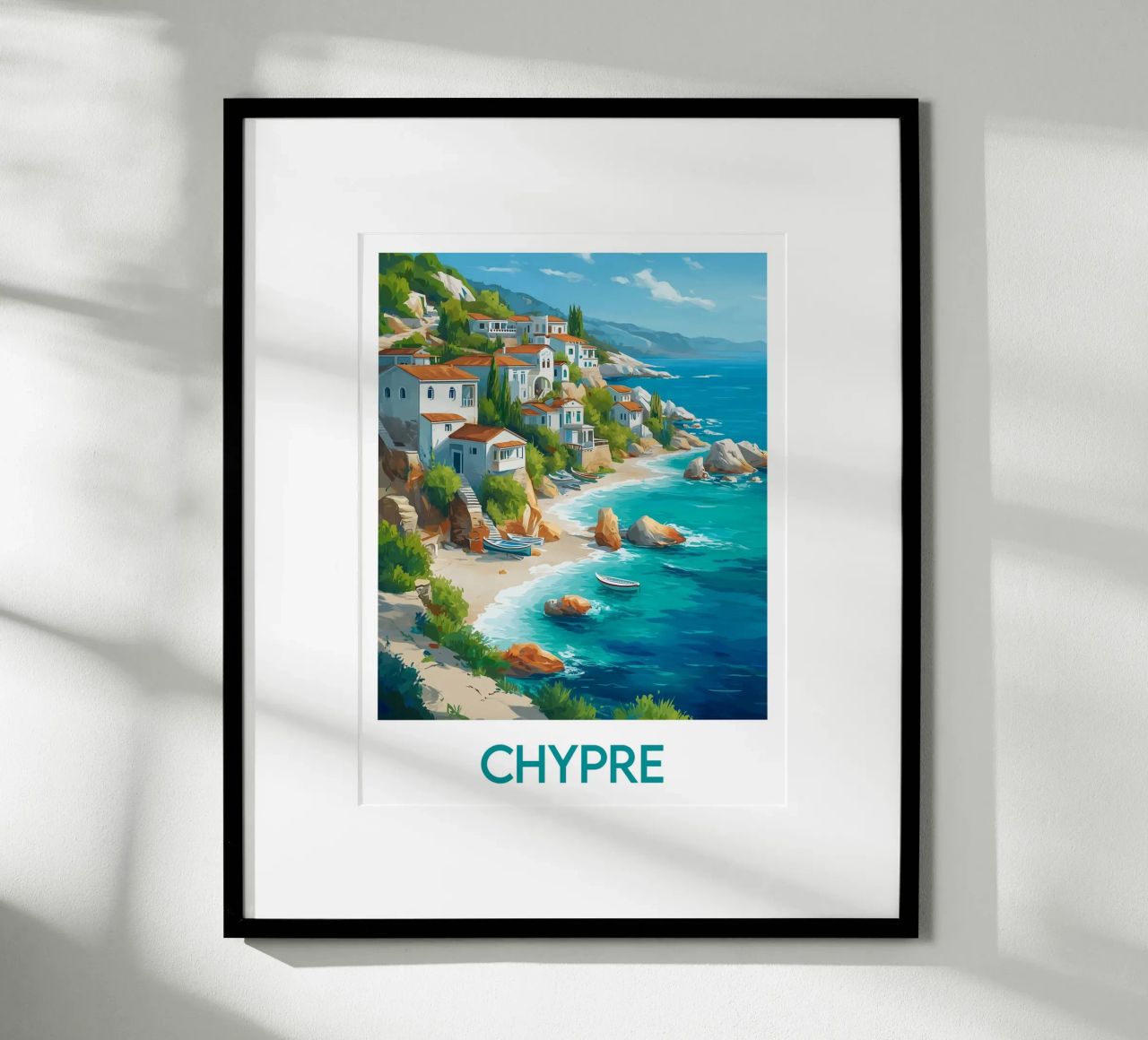 Poster Zypern Poster von Frame the World