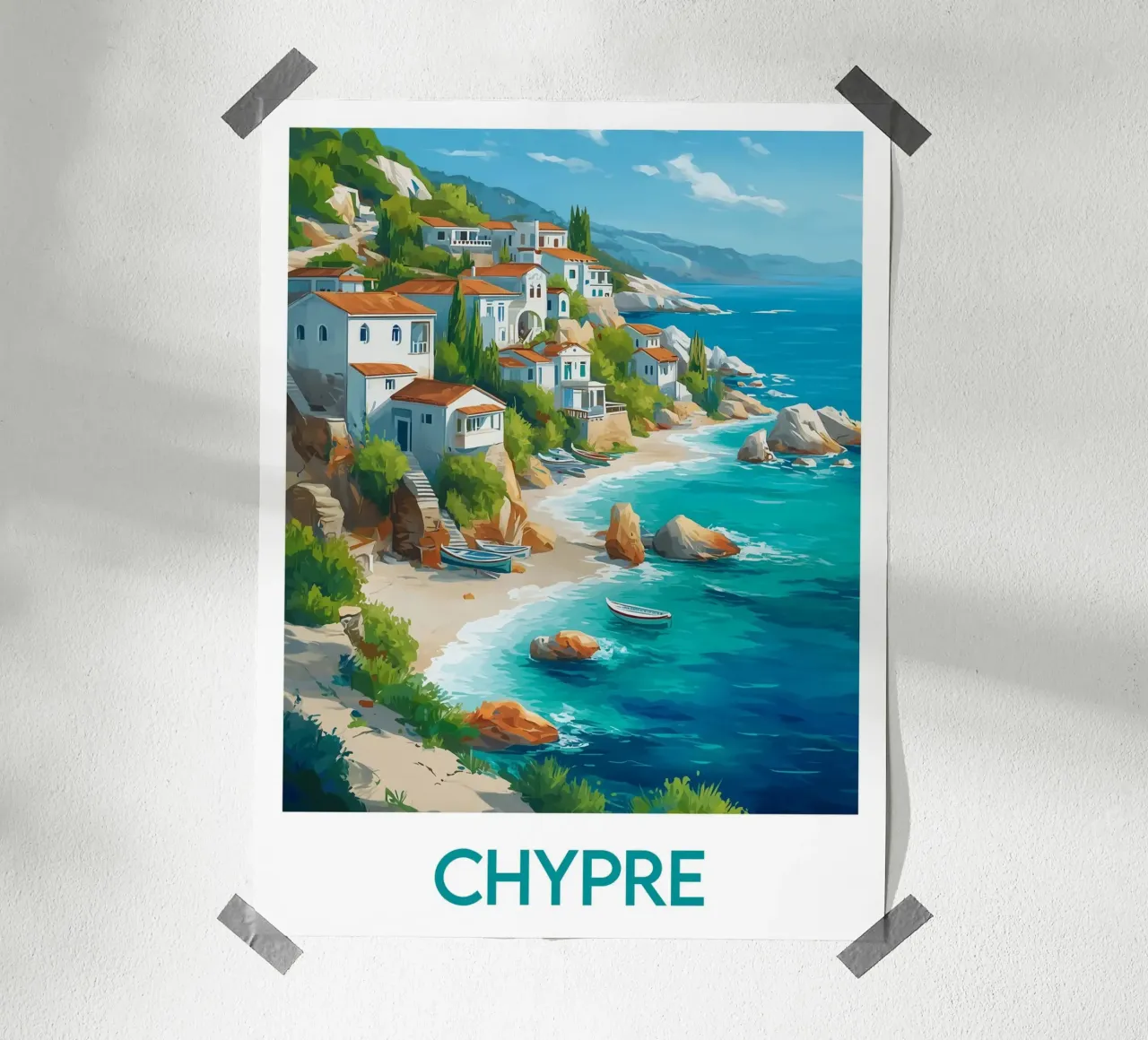 Cyprus poster Poster von Frame the World