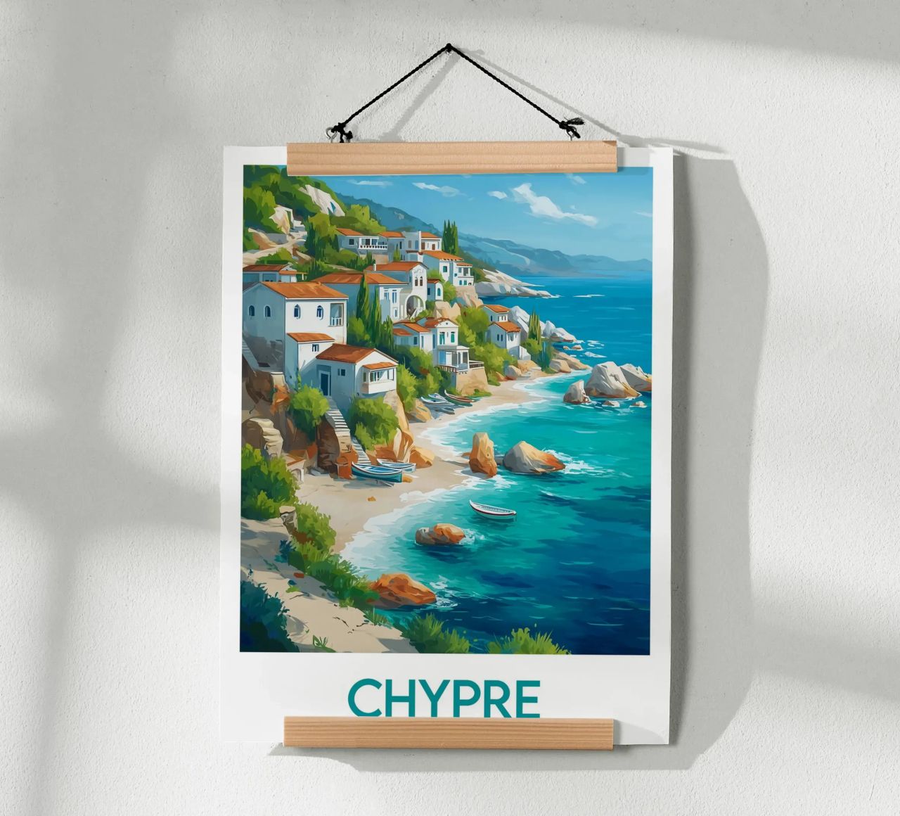 Poster Zypern Poster von Frame the World