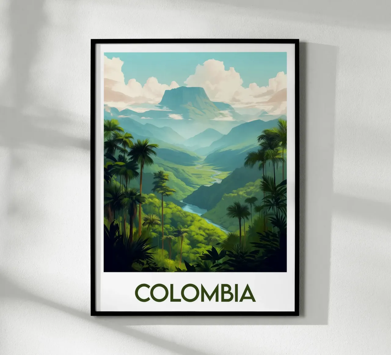 Affiche Colombie poster da Frame the World