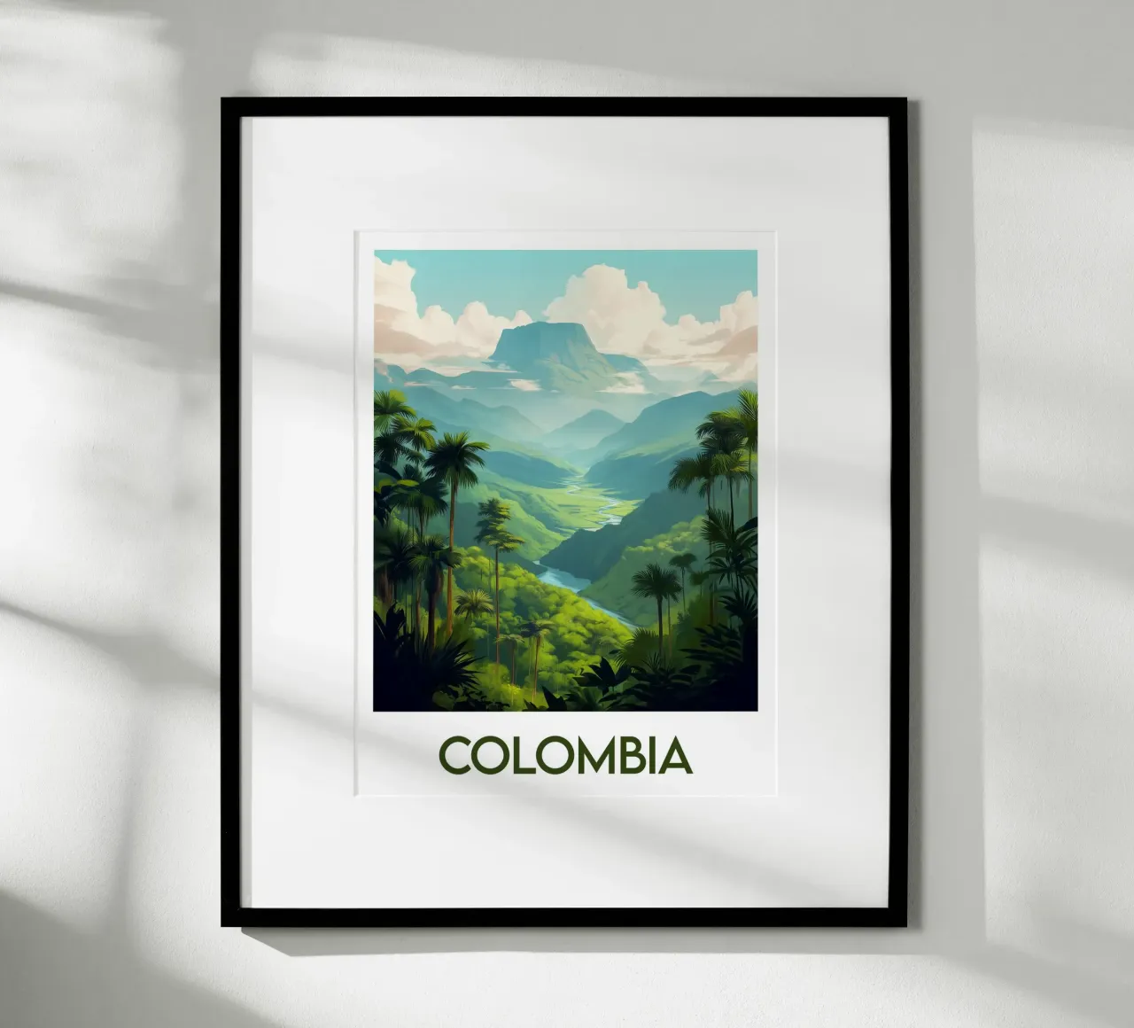 Affiche Colombie poster da Frame the World