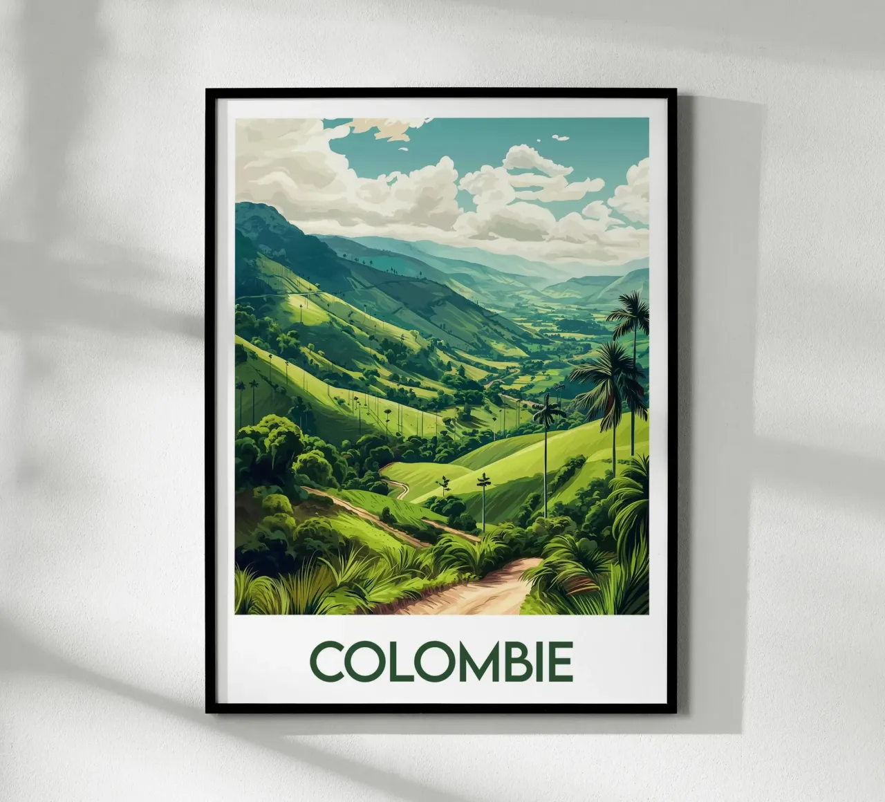 Affiche Colombie poster da Frame the World