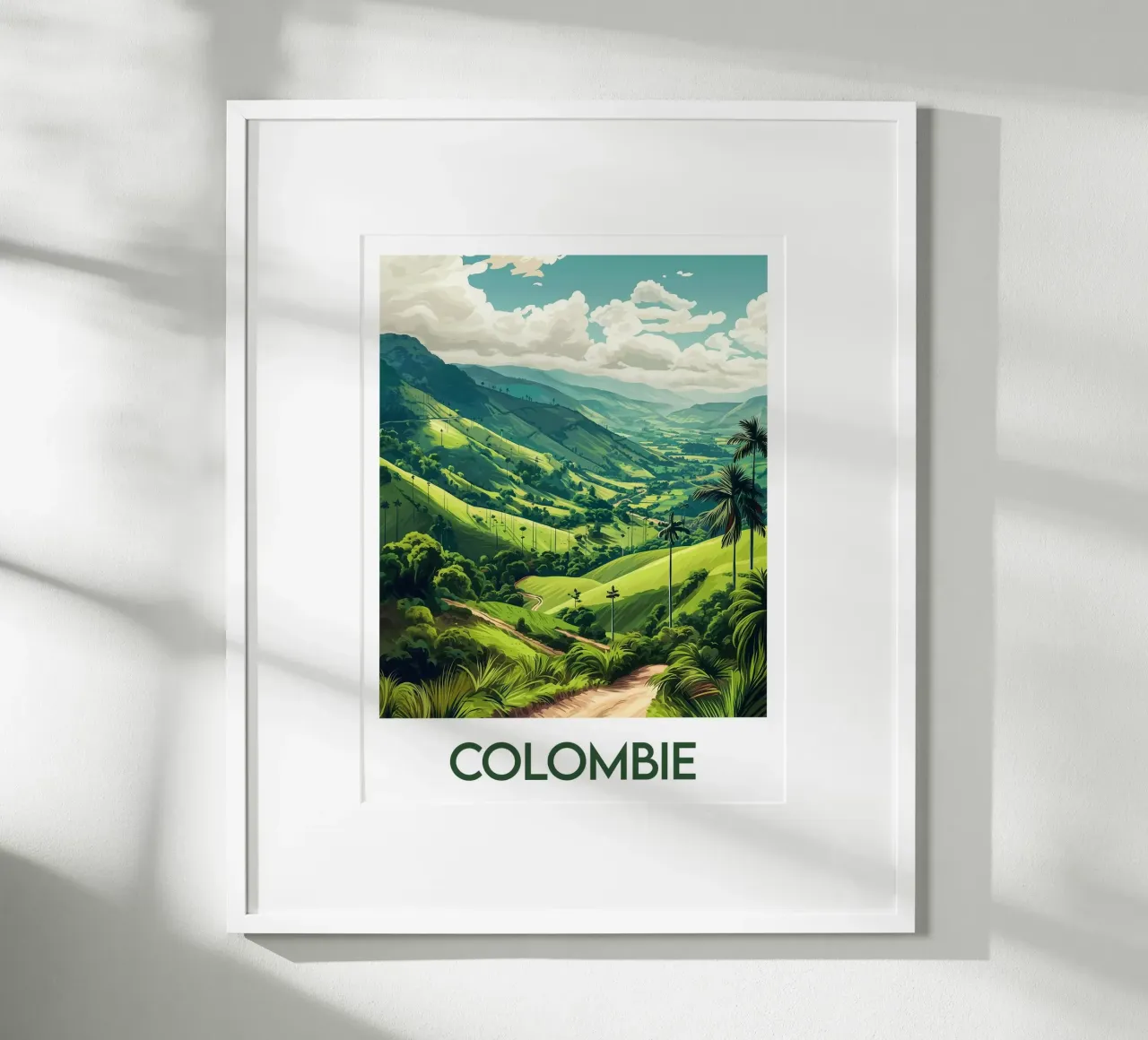 Affiche Colombie poster da Frame the World